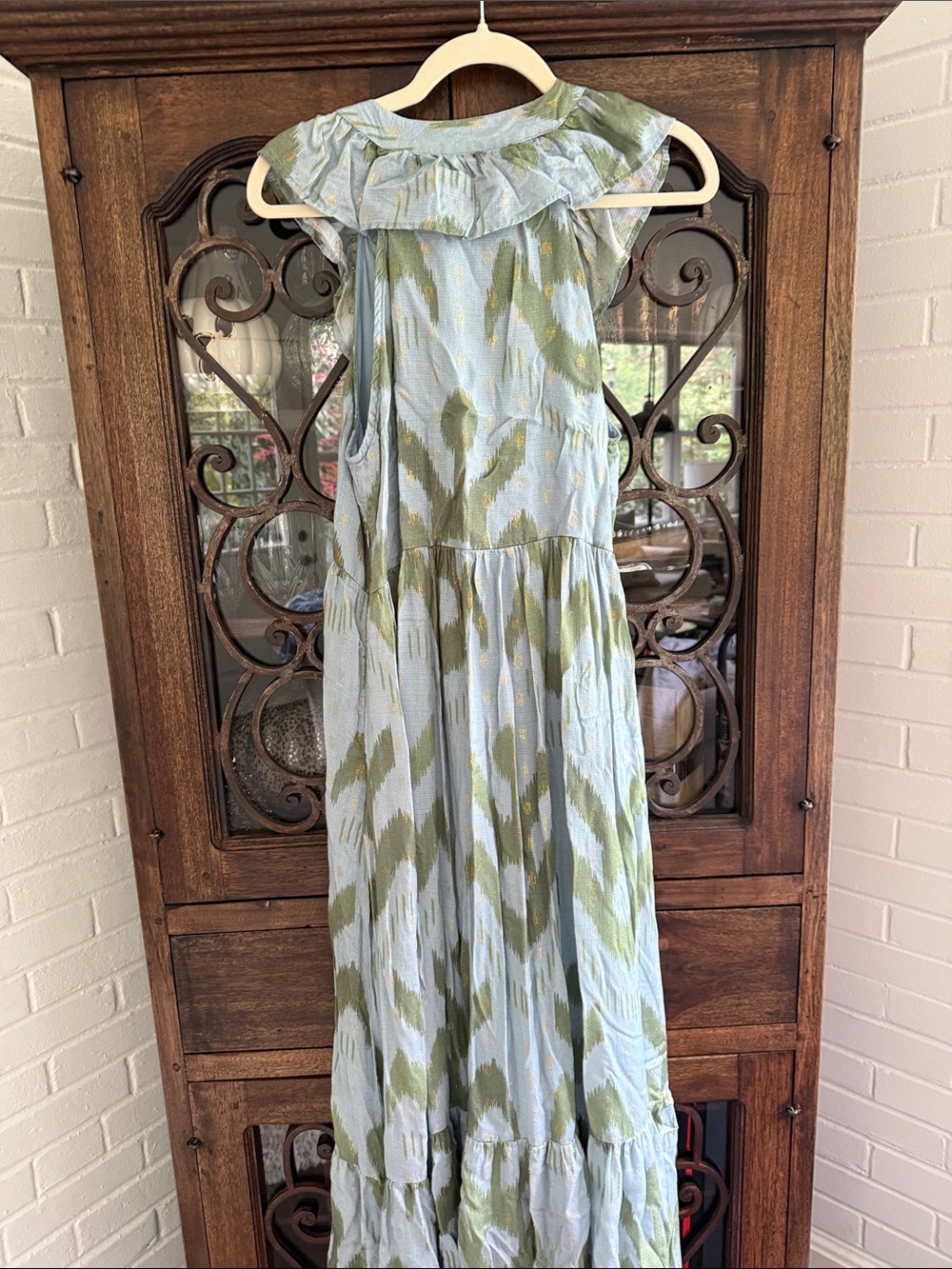 Oliphant Ruffle V-Neck Maxi Dress - Picture 5 of 5